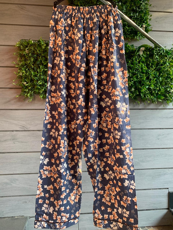 Floral printed pajama set