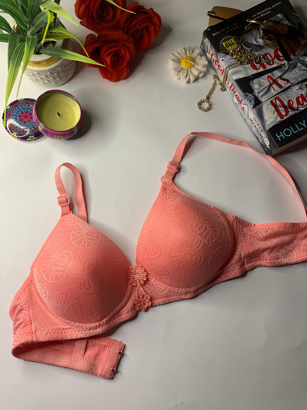 Floral Women padless bra