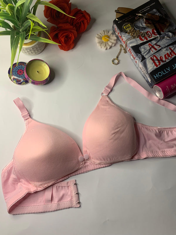 Maternity Button bra Front open cup for Women